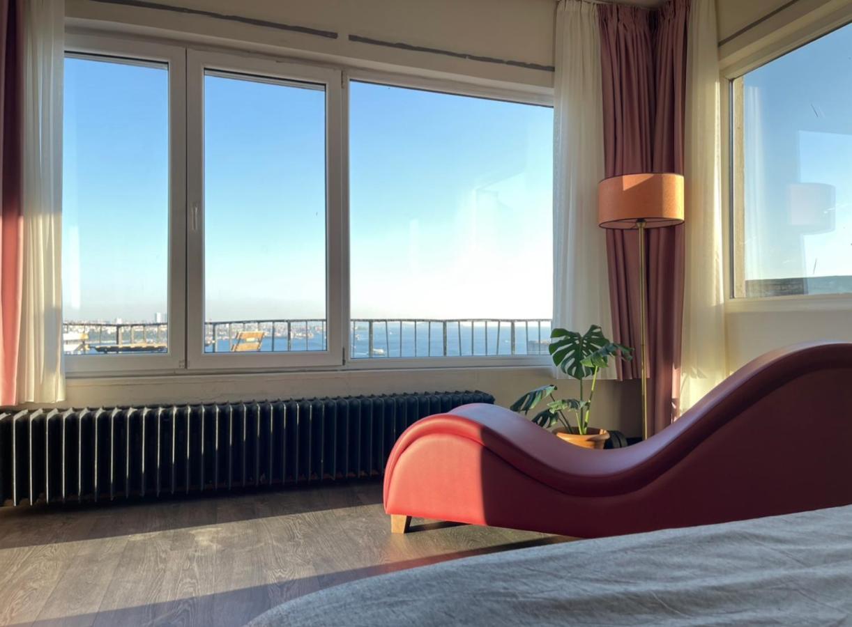 Art Loft , 270* Full Sea View In Cihangir Apartment Istanbul Exterior foto