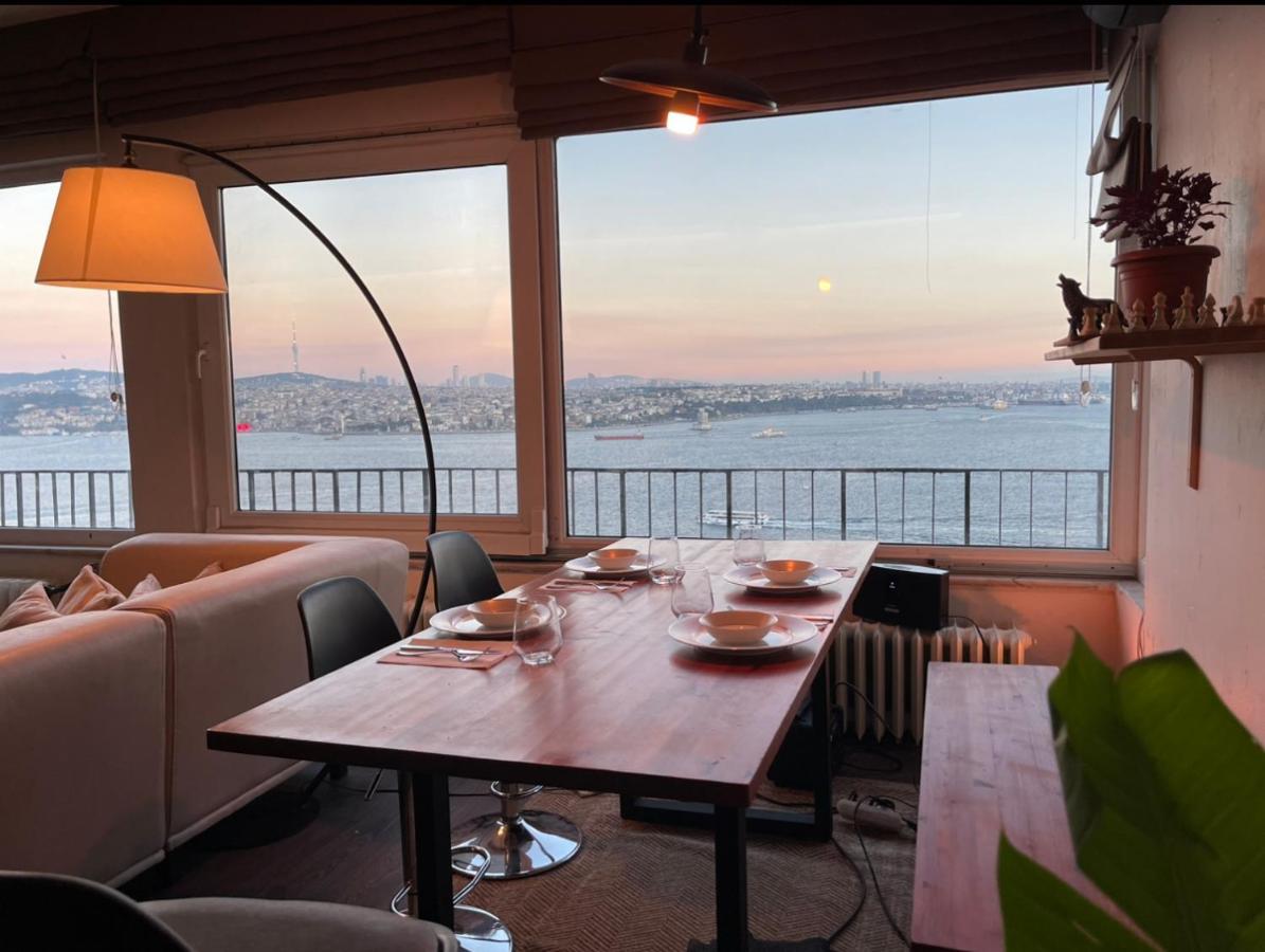 Art Loft , 270* Full Sea View In Cihangir Apartment Istanbul Exterior foto