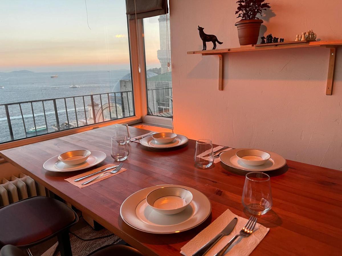 Art Loft , 270* Full Sea View In Cihangir Apartment Istanbul Exterior foto
