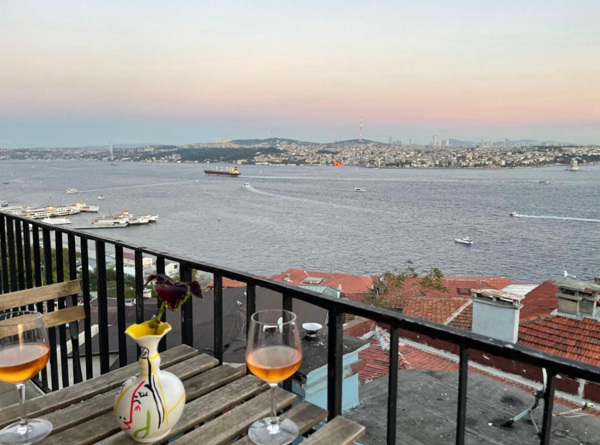 Art Loft , 270* Full Sea View In Cihangir Apartment Istanbul Exterior foto